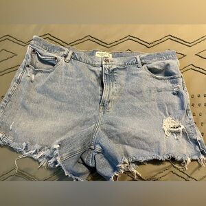 Abercrombie Curve Love Jean Shorts